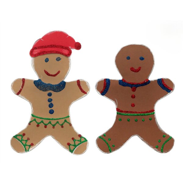 Bastelset Lebkuchenmännchen von Prell, 8 Stück