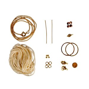BP Kette Golden Summer, 1Kette (60cm) m. 2 Anh&auml;ngern, Set 1St&uuml;ck