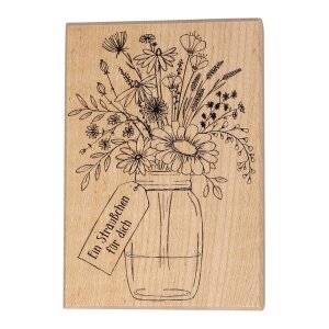 Stempel Ein Str&auml;u&szlig;chen f&uuml;r dich, 7x10cm