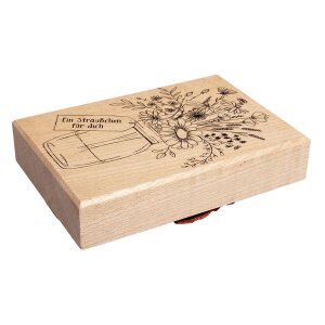 Stempel Ein Str&auml;u&szlig;chen f&uuml;r dich, 7x10cm