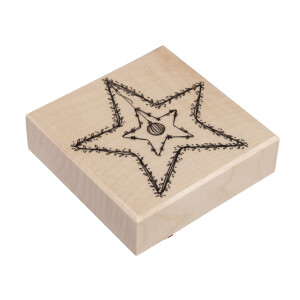 Stempel Star und Sternchen, 7x7cm