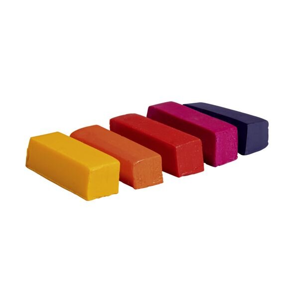 Farbpigmente für Wachs, 1x1x2,9cm, sortiert, SB-Btl....