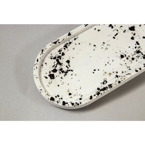 BP Raysin Terrazzo-Untersetzer, für 1 Untersetzer 17,8x9,5x1,3cm