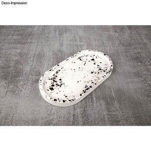 BP Raysin Terrazzo-Untersetzer, für 1 Untersetzer 17,8x9,5x1,3cm