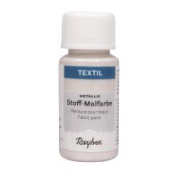 Textil Stoffmalfarbe Metallic, Flasche 50ml, perlmutt