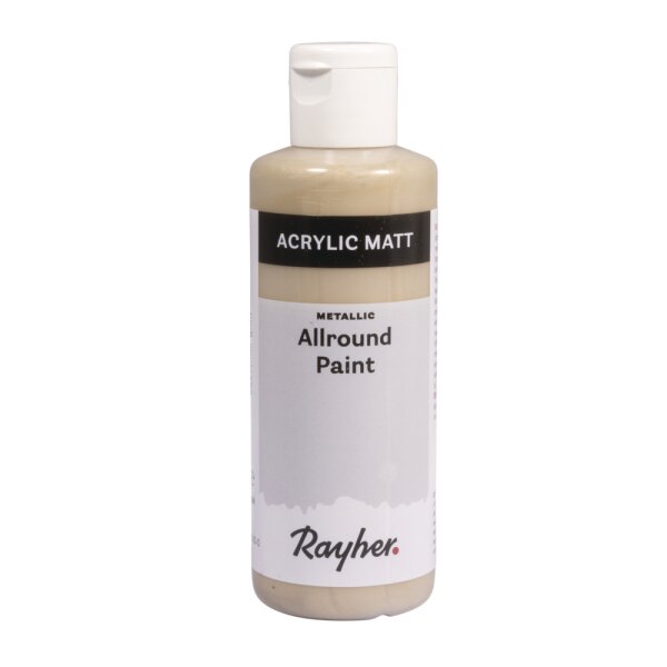 Allround Paint Acrylfarbe Metallic, Flasche 80ml,...