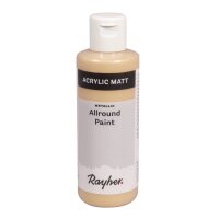 Allround Paint Acrylfarbe Metallic, Flasche 80ml, brill.gold