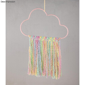 Makramee Garn, Regenbogen, 3mm &oslash;, 30m, ca. 110g, regenbogen