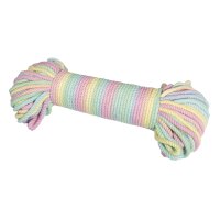 Makramee Garn, Regenbogen, 3mm ø, 30m, ca. 110g, regenbogen