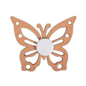 Holz Streuteile Blume Haus Schmetterling,...