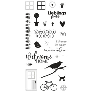 Clear Stamps - Welcome Home, 97x205mm, 23 Motive, SB-Btl....