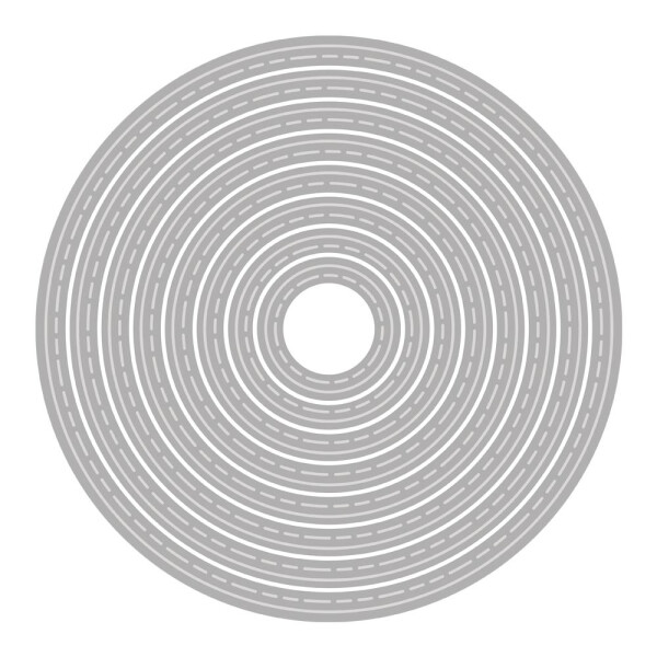 Stanzschablonen Kreis Steppnaht, 1,6-7,1cm, 8-tlg., SB-Btl.