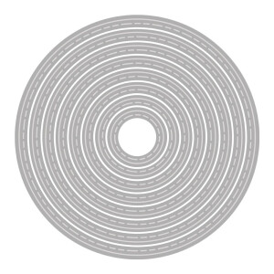 Stanzschablonen Kreis Steppnaht, 1,6-7,1cm, 8-tlg., SB-Btl.