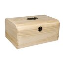 Holz Koffer mit Antikbeschlag, FSC 100%, 29,5x20,5x14cm,...