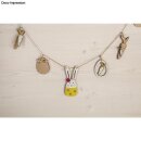 Holz Girlande Ostern, FSC Mix Credit, 1,8-11,8cm, sort., +Kordel, Box 1Set, natur