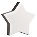 MDF Symbol Stern, FSC 100%, 10,9x2x11cm, weiß