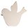 MDF Symbol Vogel, FSC 100%, 9,8x2x11cm, weiß