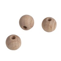 Rohholzperlen, FSC 100%, 8mm ø, SB-Btl 78Stück