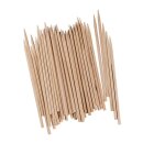 Holz Spieße, FSC 100%, 3mm ø, 10cm, SB-Btl 50Stück, natur
