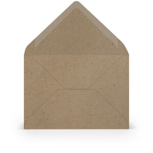 Paperado Umschl&auml;ge C6, FSC Mix Credit, 114x162mm, 120g/m2, Beutel 5St&uuml;ck, R&ouml;ssler Nr. 1103005062, kraft