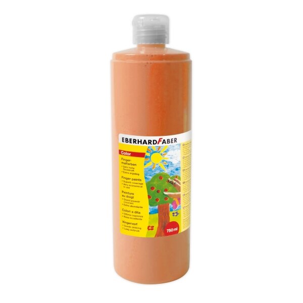 Fingermalfarbe orange, 750 ml von Eberhard Faber