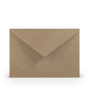 Paperado Umschläge DIN C5,FSC Mix Credit, 157x225mm, 120g/m2, Beutel 5Stück, Rössler Nr. 1103011062, kraft