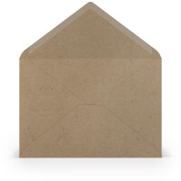 Paperado Umschläge DIN C5,FSC Mix Credit, 157x225mm, 120g/m2, Beutel 5Stück, Rössler Nr. 1103011062, kraft