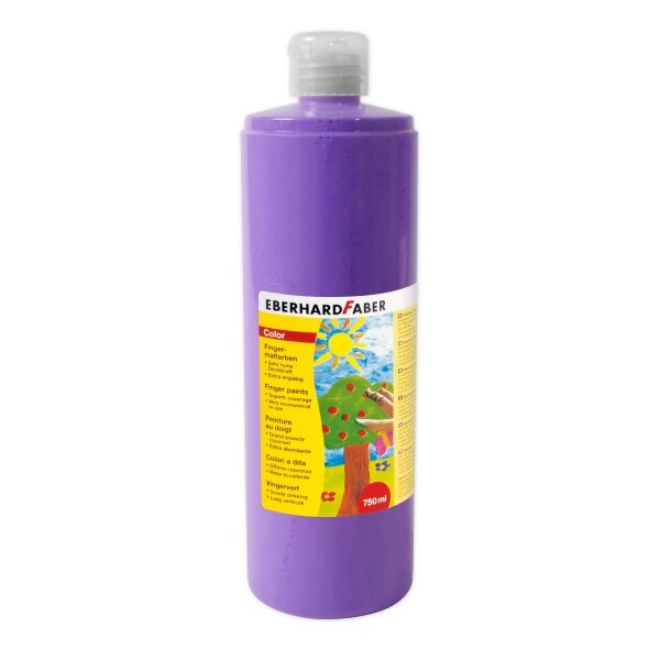 Fingermalfarbe violett, 750 ml von Eberhard Faber