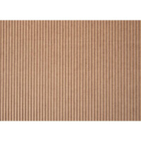 Deko-Wellpappe, 50x70cm, beidseitig gefärbt, Bogen, natur