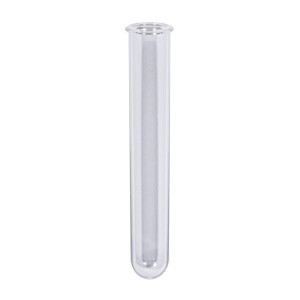 Acryl Reagenzglas, 20mm &oslash;, 12cm lang, mit Rand, SB-Btl. 5St&uuml;ck