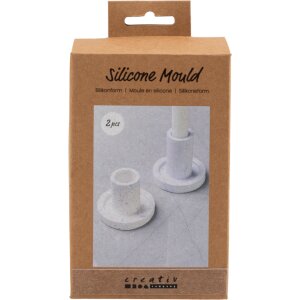 Silikongie&szlig;form Kerzenhalter, 2er Set