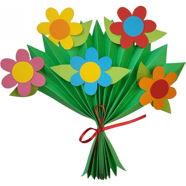 Bastelset Blumenstrauß von Prell, 6 Stück