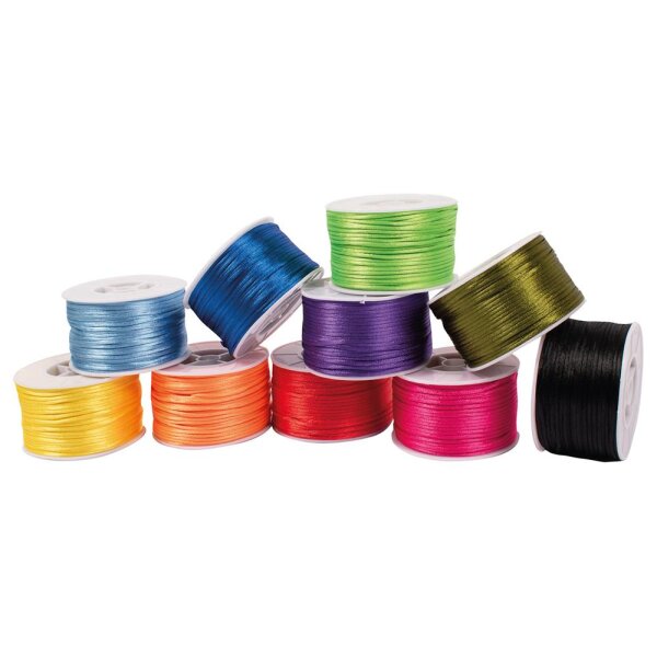 Satinband 10er Set, 10 x 50 m