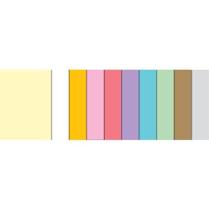 Blumenseidenpapier pastell, 50 x 70 cm, 125 Bogen in 10...