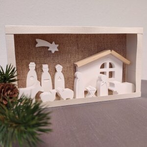 Silikongie&szlig;form Mini Krippe