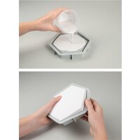 Silikongießform Kerzenständer Hexagon