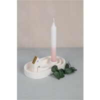 Silikongießform Kerzenständer Oval