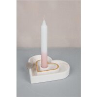 Silikongießform Kerzenständer Herz