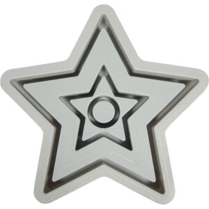 Silikongießform Kerzenständer Stern