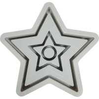Silikongießform Kerzenständer Stern