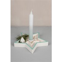 Silikongießform Kerzenständer Stern