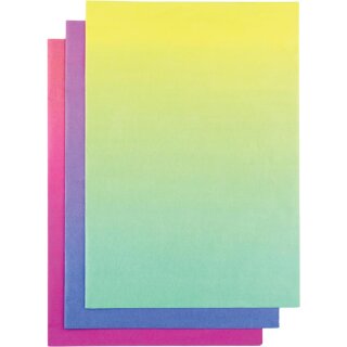 Blumenseide Shades of Rainbows, 6 Bogen, 50 x 70 cm