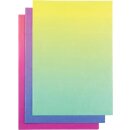 Blumenseide Shades of Rainbows, 6 Bogen, 50 x 70 cm