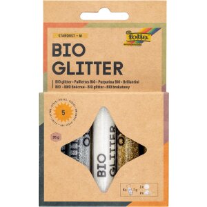 BIO Glitter Mix Stardust M, 5 Tuben