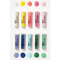 BIO Glitter Mix Rainbow L, 10 Tuben