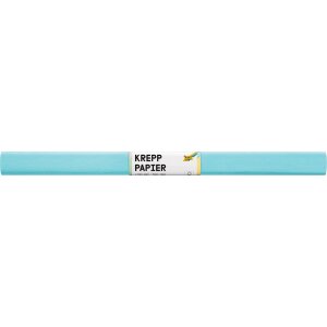 Krepppapier / Feinkrepp eisblau 10 Rollen, 50 x 250 cm