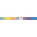 Krepppapier / Feinkrepp regenbogen 1 Rolle, 50 x 250 cm
