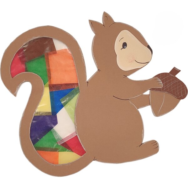 Bastelset Eichhörnchen von Prell, 8 Stück