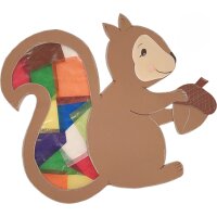 Bastelset Eichhörnchen von Prell, 8 Stück