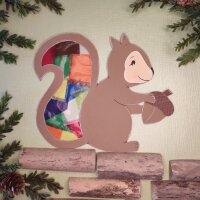 Bastelset Eichhörnchen von Prell, 8 Stück